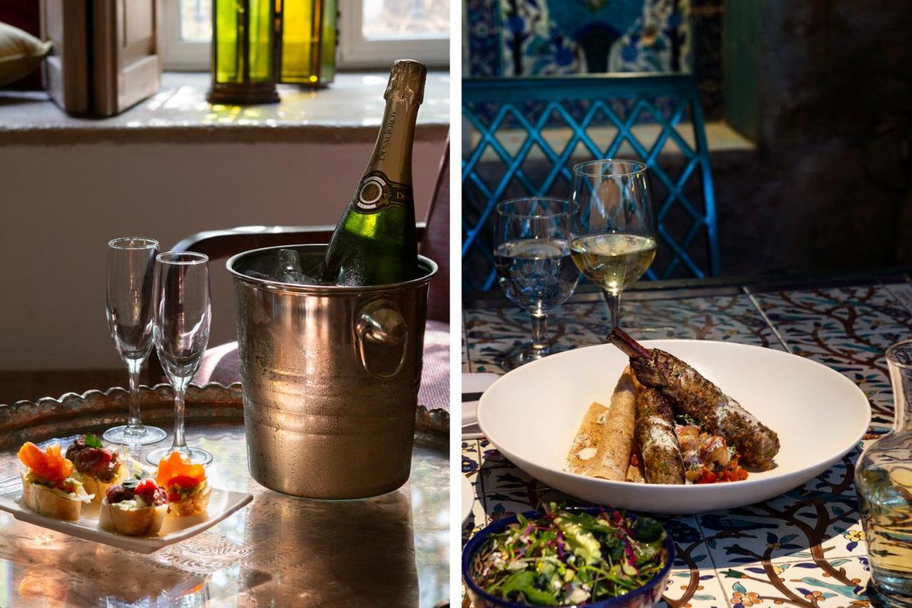 The American Colony Hotel - Small Luxury Hotels Of The World Jerozolima Zewnętrze zdjęcie Champagne and food